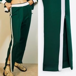 ZARA Retro Sport High-Waisted Pants